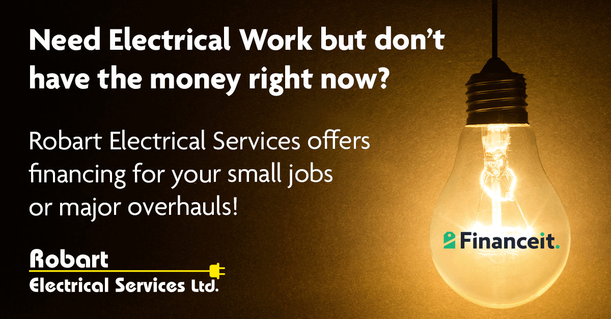 Robart Electrical Services Offers Electrical Financing Featured Image