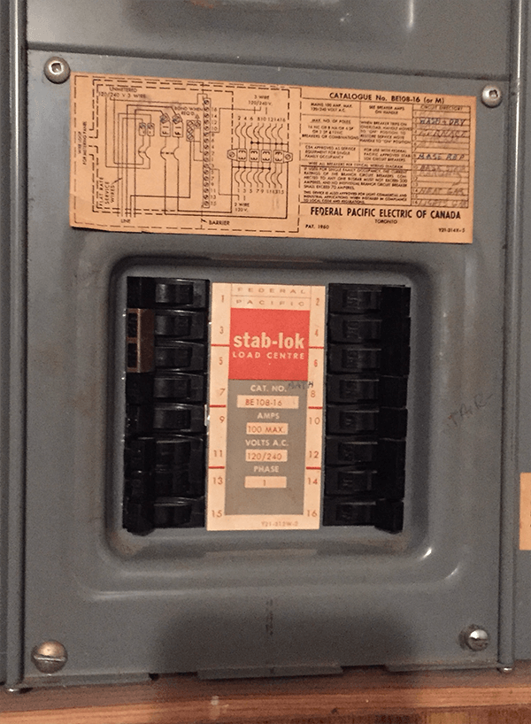 Old Electrical Panel Image